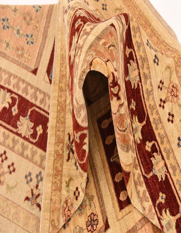 Detail image of  8' 2 x 11'  Hand Knotted Ariana Ziegler Rug