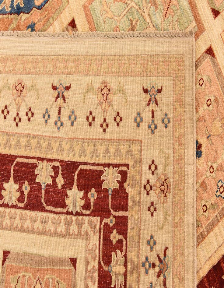 Detail image of  8' 2 x 11'  Hand Knotted Ariana Ziegler Rug