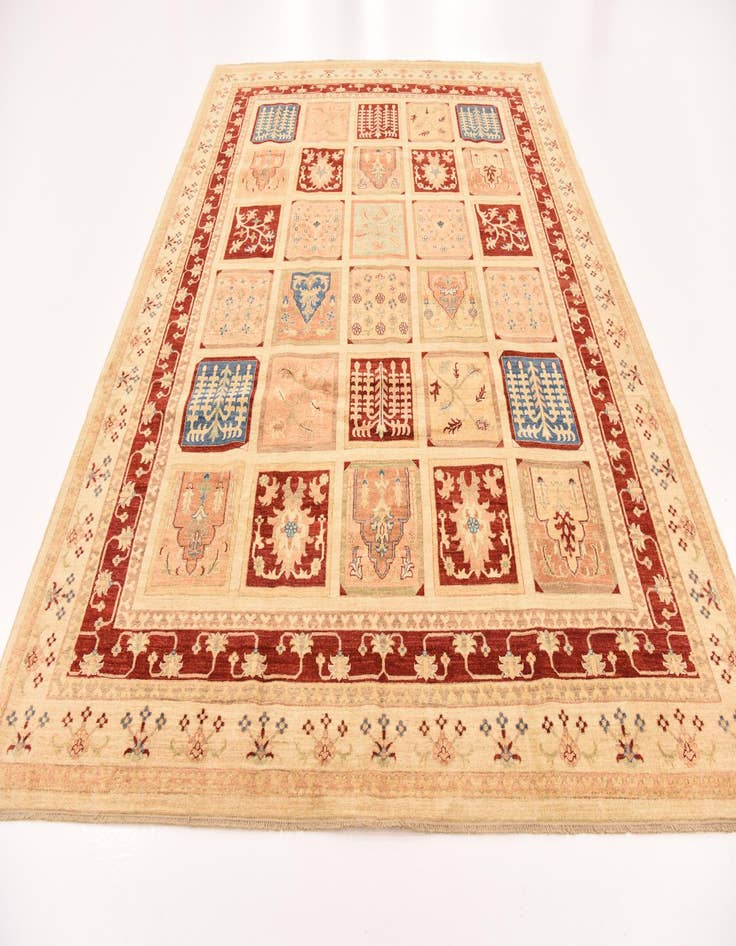 Detail image of  8' 2 x 11'  Hand Knotted Ariana Ziegler Rug