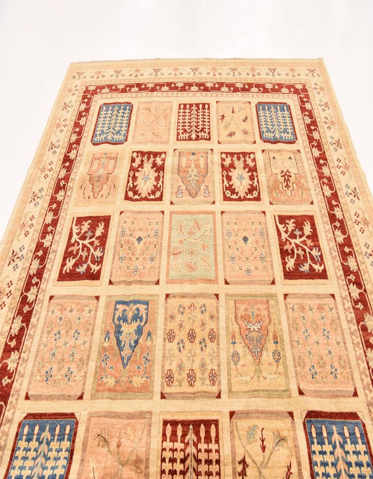 Detail image of  8' 2 x 11'  Hand Knotted Ariana Ziegler Rug