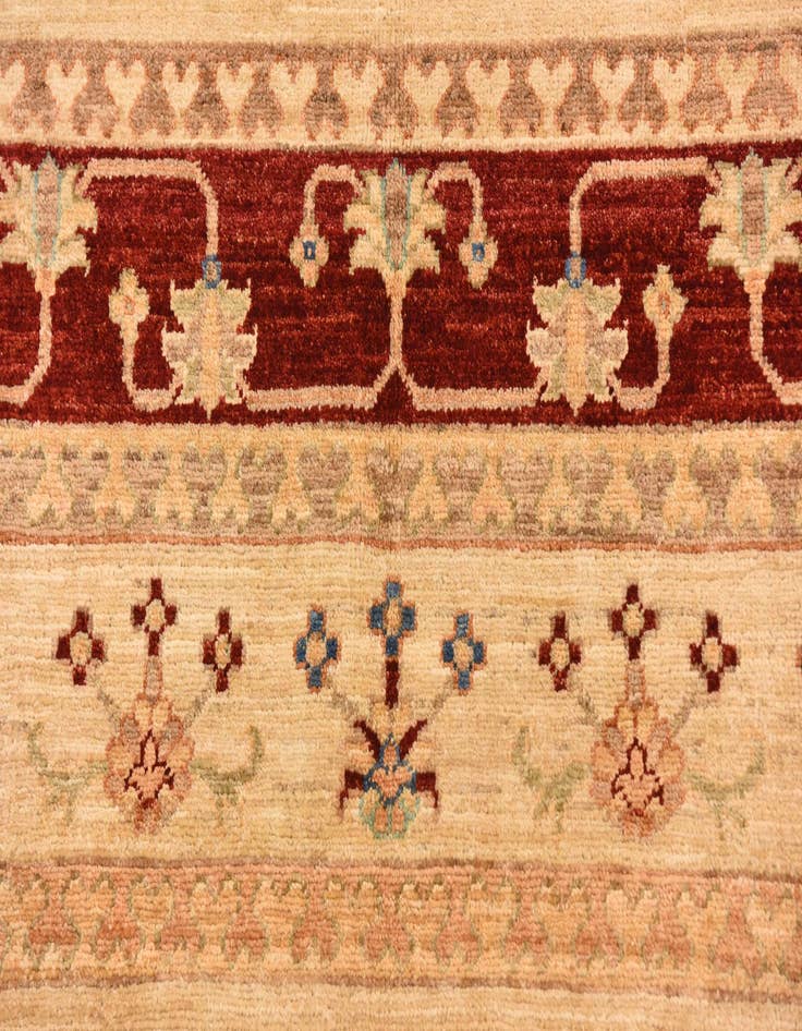 Detail image of  8' 2 x 11'  Hand Knotted Ariana Ziegler Rug