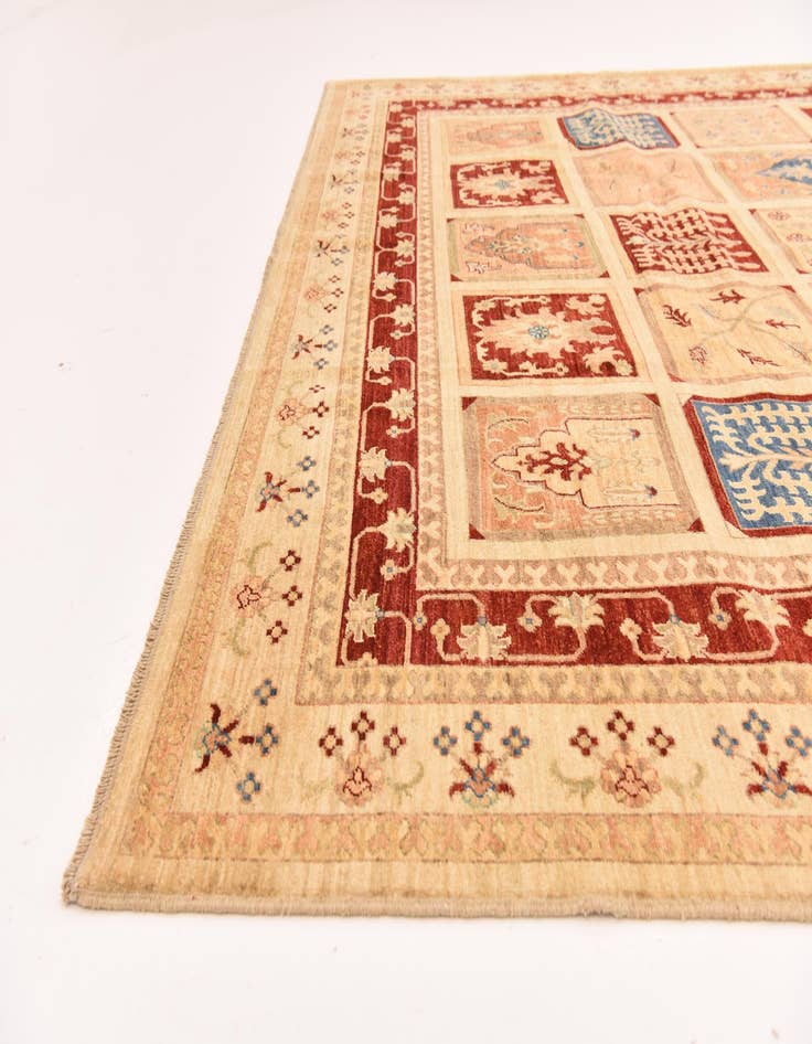 Detail image of  8' 2 x 11'  Hand Knotted Ariana Ziegler Rug