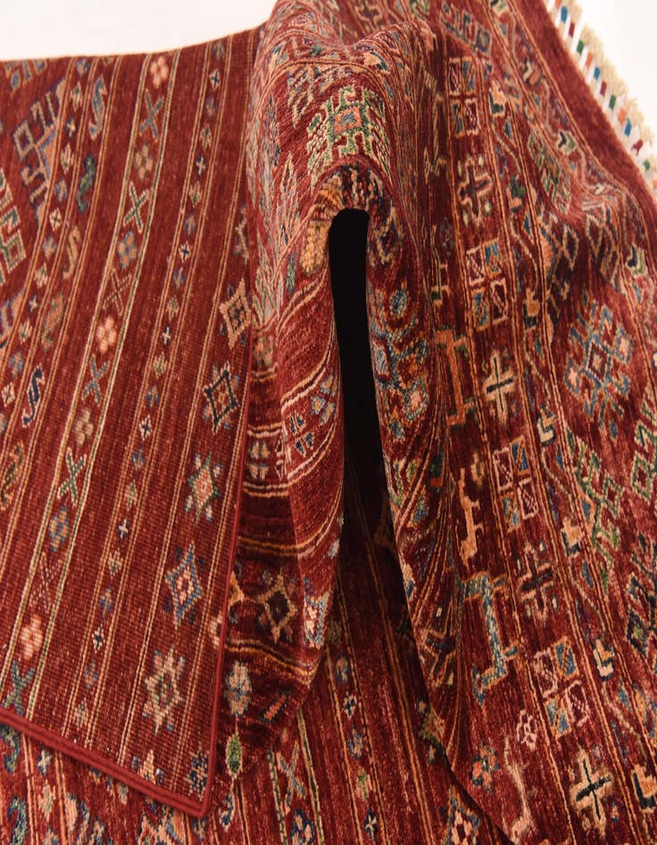 Detail image of  7' x 10'  Hand Knotted Ariana Ziegler Rug