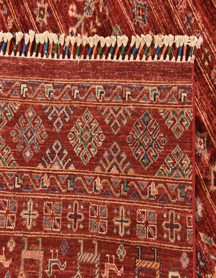 Detail image of  7' x 10'  Hand Knotted Ariana Ziegler Rug