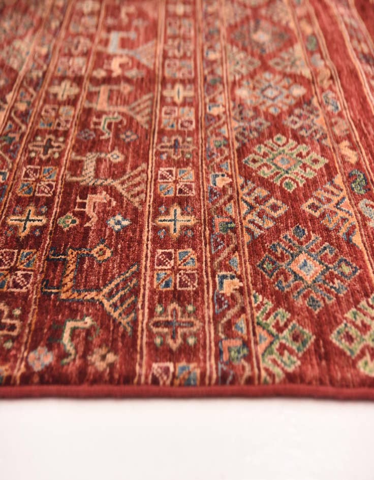 Detail image of  7' x 10'  Hand Knotted Ariana Ziegler Rug