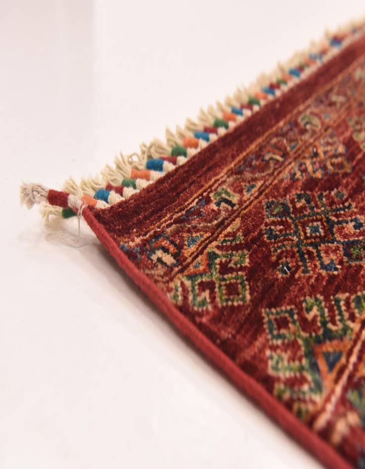 Detail image of  7' x 10'  Hand Knotted Ariana Ziegler Rug