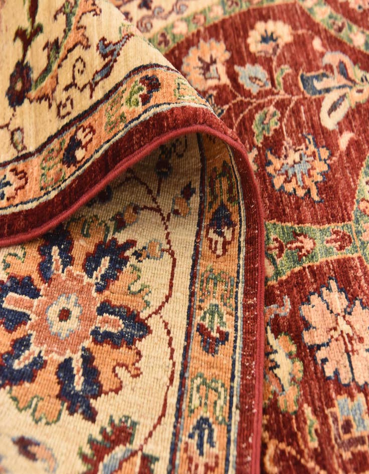 Detail image of  6' 10 x 10' 4  Hand Knotted Ariana Ziegler Rug