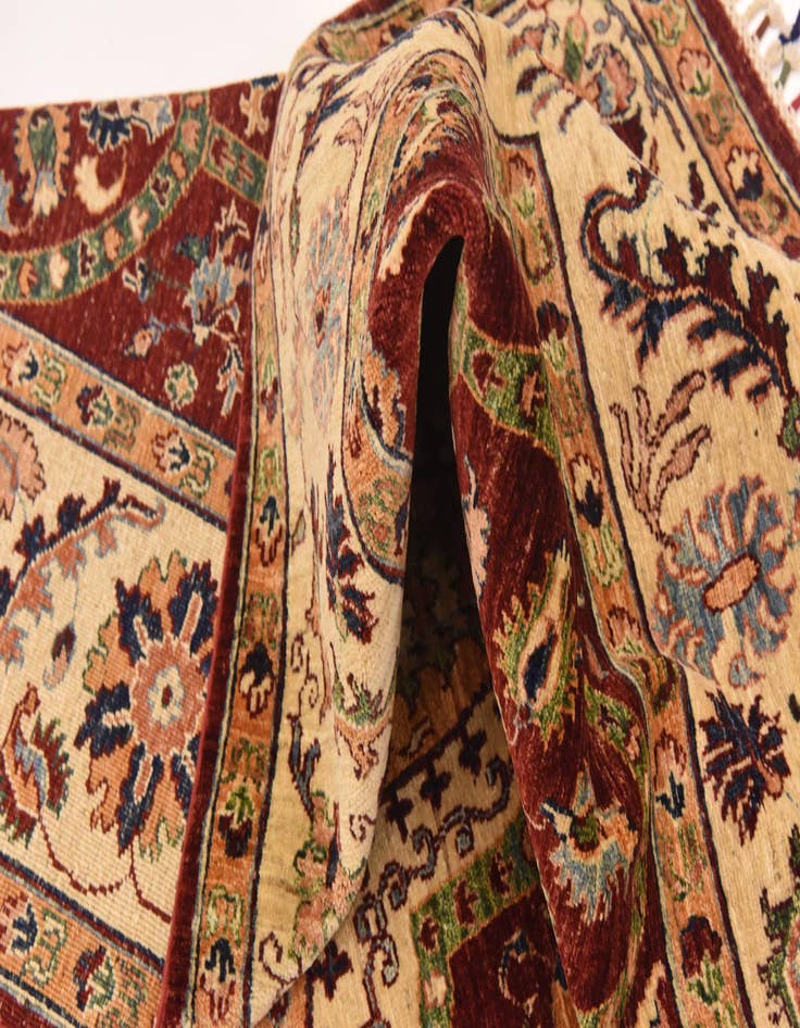 Detail image of  6' 10 x 10' 4  Hand Knotted Ariana Ziegler Rug