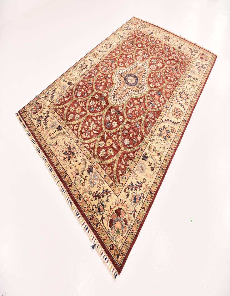 Detail image of  6' 10 x 10' 4  Hand Knotted Ariana Ziegler Rug