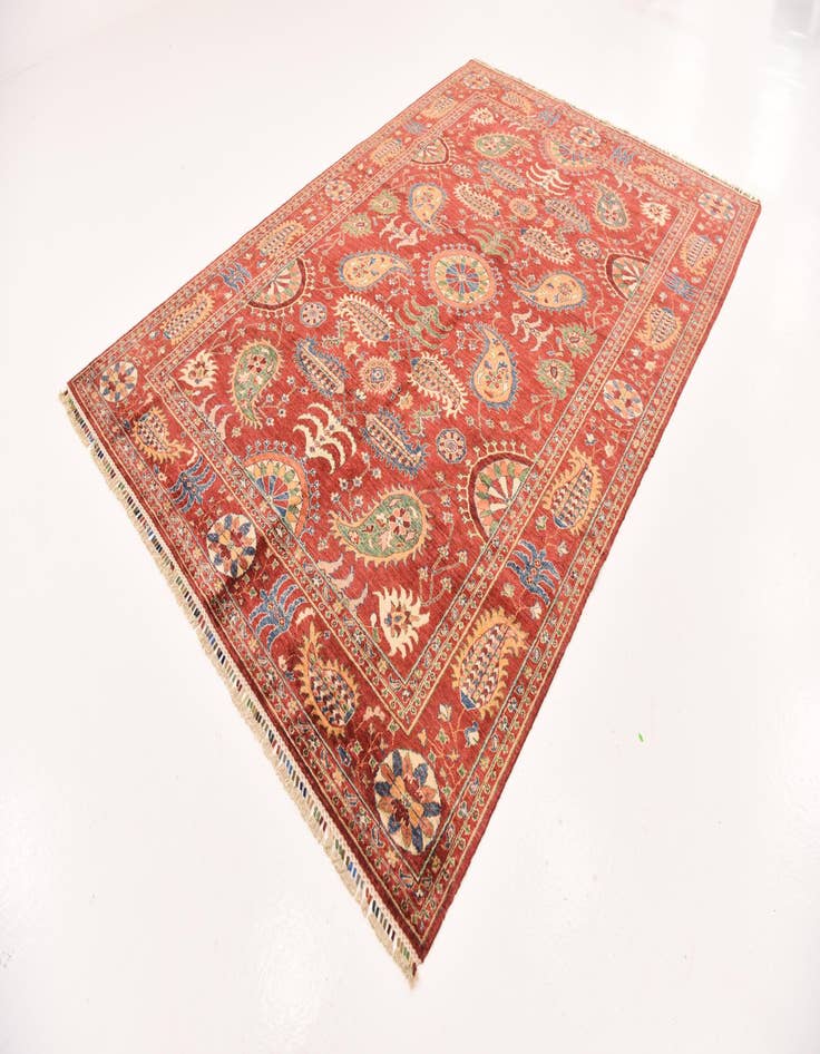 Detail image of  6' 10 x 9' 10  Hand Knotted Ariana Ziegler Rug