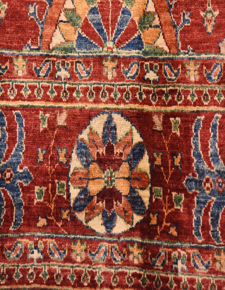 Detail image of  6' 10 x 9' 10  Hand Knotted Ariana Ziegler Rug