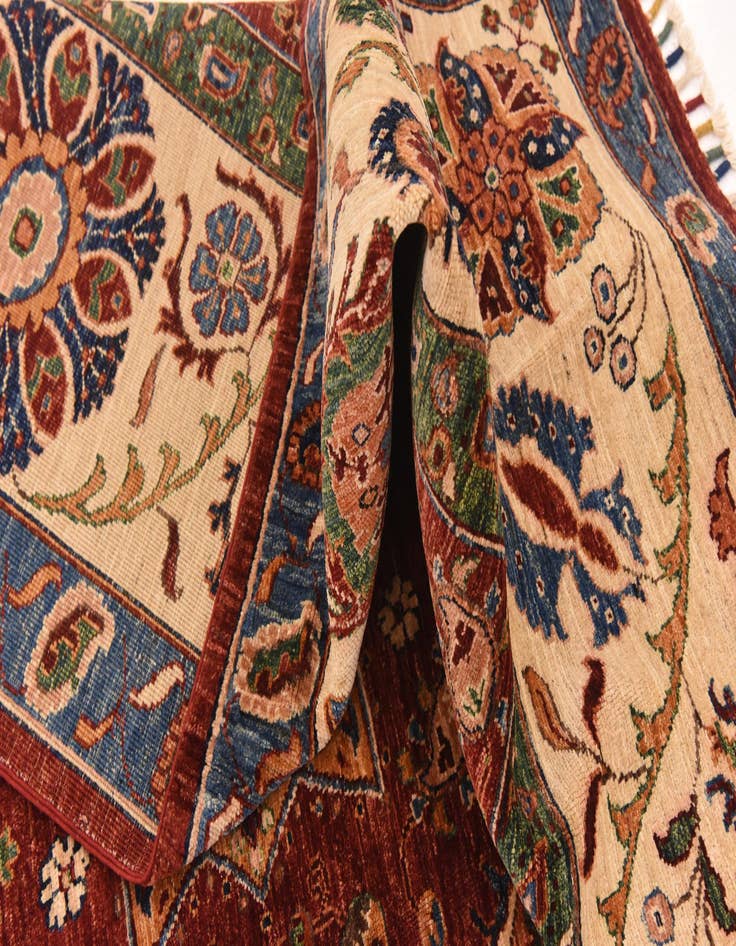 Detail image of  6' 9 x 9' 10  Hand Knotted Ariana Ziegler Rug