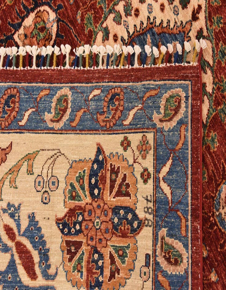 Detail image of  6' 9 x 9' 10  Hand Knotted Ariana Ziegler Rug