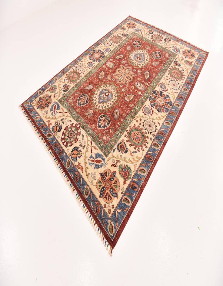 Detail image of  6' 9 x 9' 10  Hand Knotted Ariana Ziegler Rug