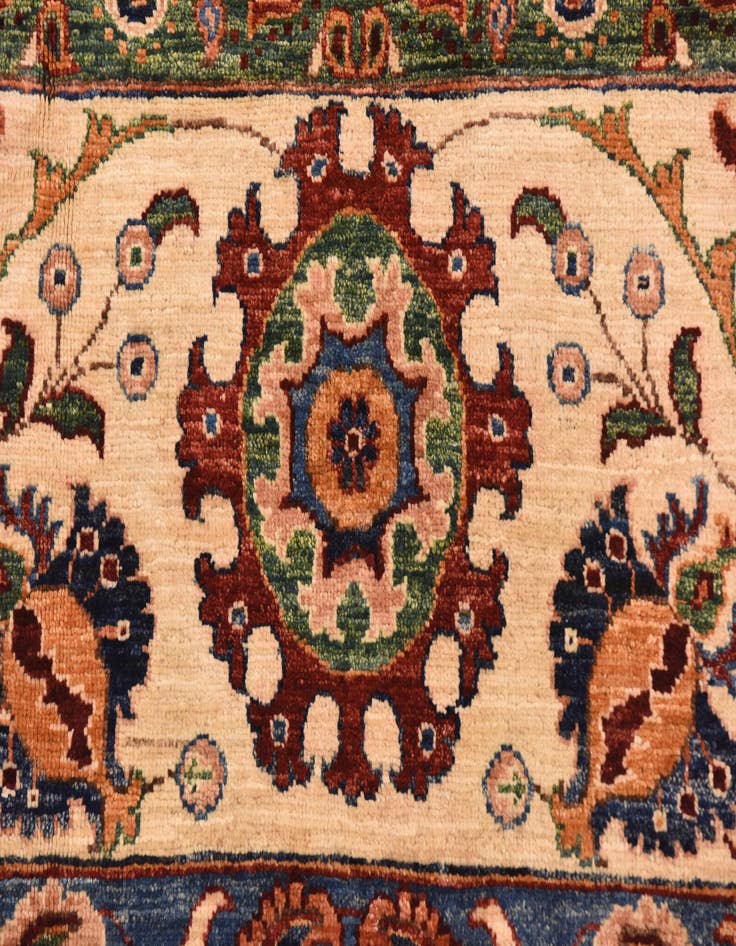 Detail image of  6' 9 x 9' 10  Hand Knotted Ariana Ziegler Rug