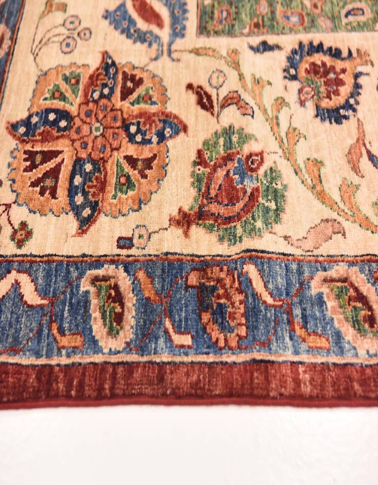 Detail image of  6' 9 x 9' 10  Hand Knotted Ariana Ziegler Rug