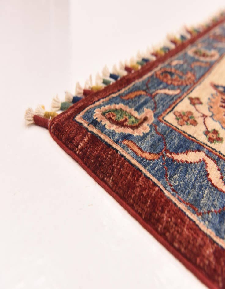 Detail image of  6' 9 x 9' 10  Hand Knotted Ariana Ziegler Rug