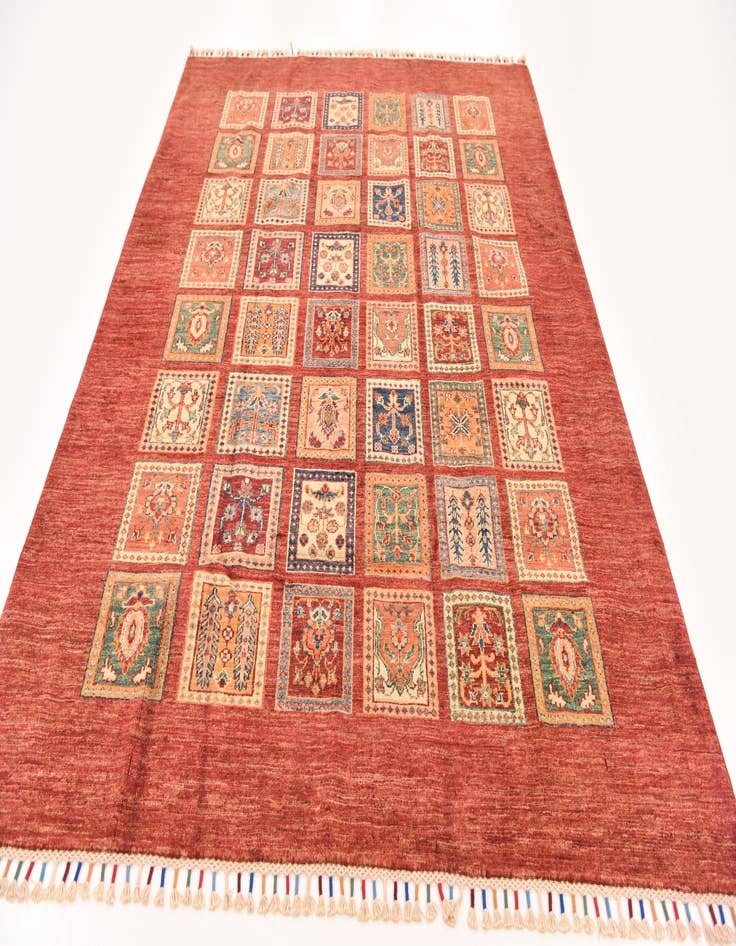 Detail image of  5' 8 x 7' 8  Hand Knotted Ariana Ziegler Rug