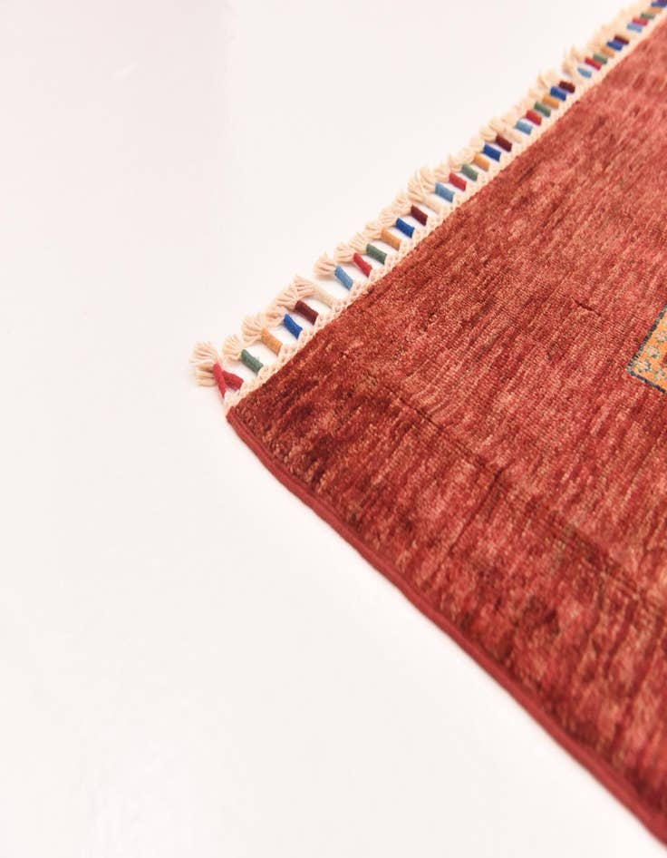 Detail image of  5' 8 x 7' 8  Hand Knotted Ariana Ziegler Rug