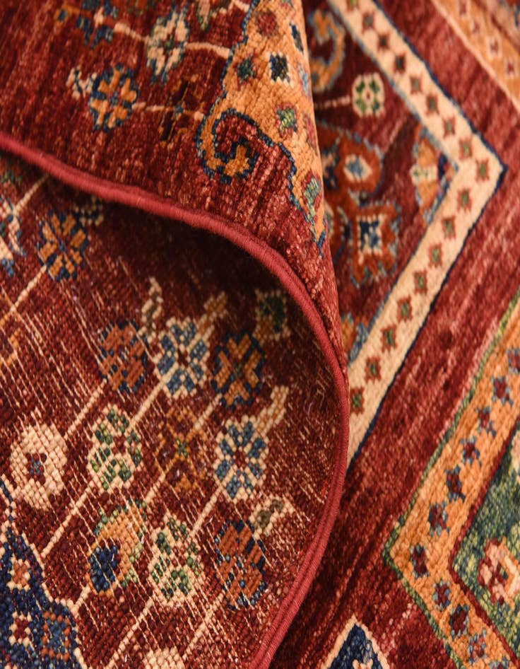 Detail image of  5' 9 x 8'  Hand Knotted Ariana Ziegler Rug