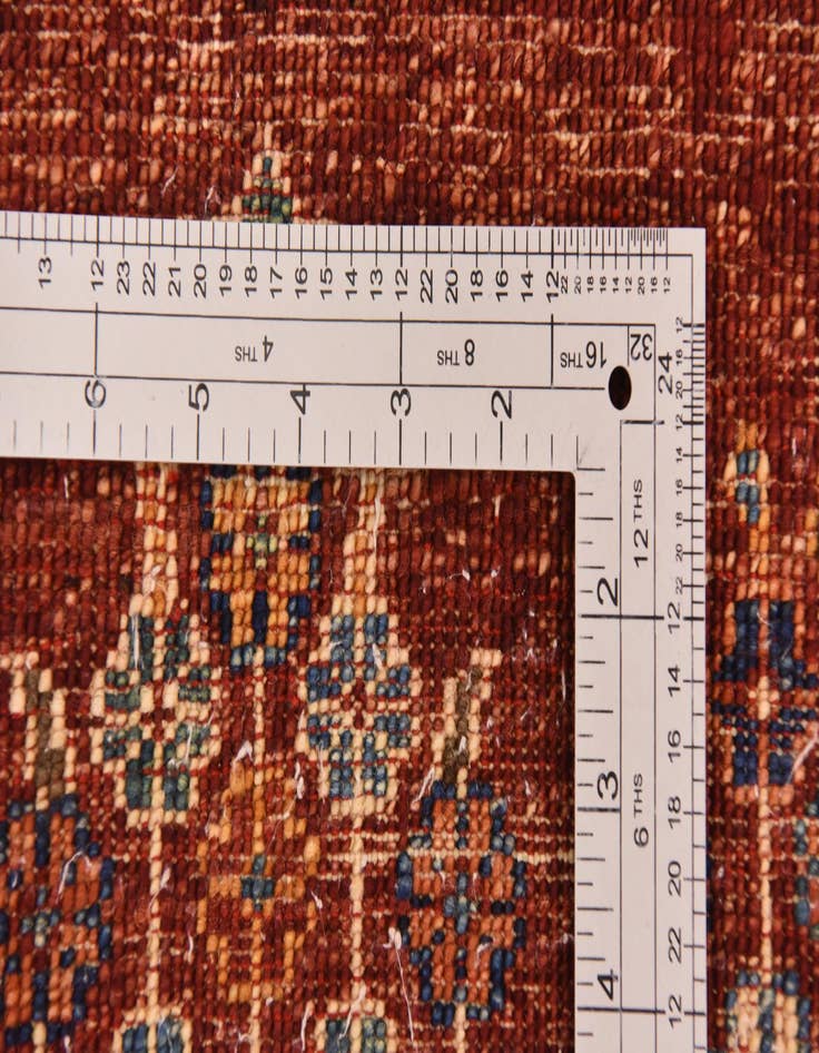 Detail image of  5' 9 x 8'  Hand Knotted Ariana Ziegler Rug