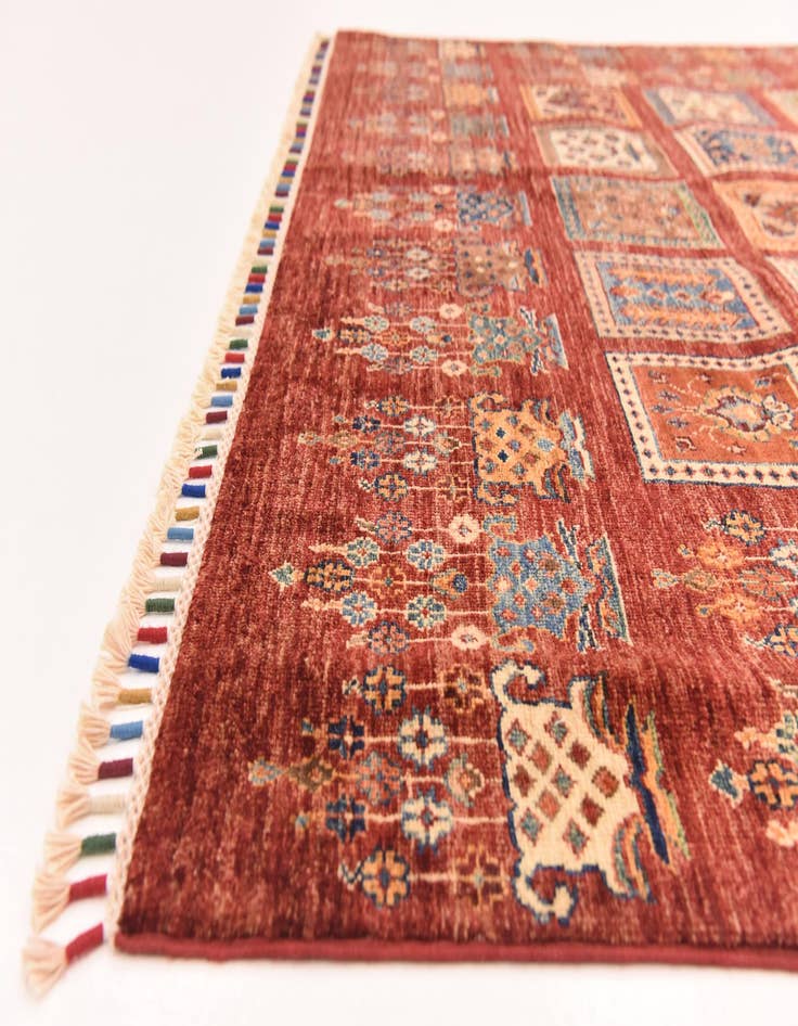 Detail image of  5' 9 x 8'  Hand Knotted Ariana Ziegler Rug