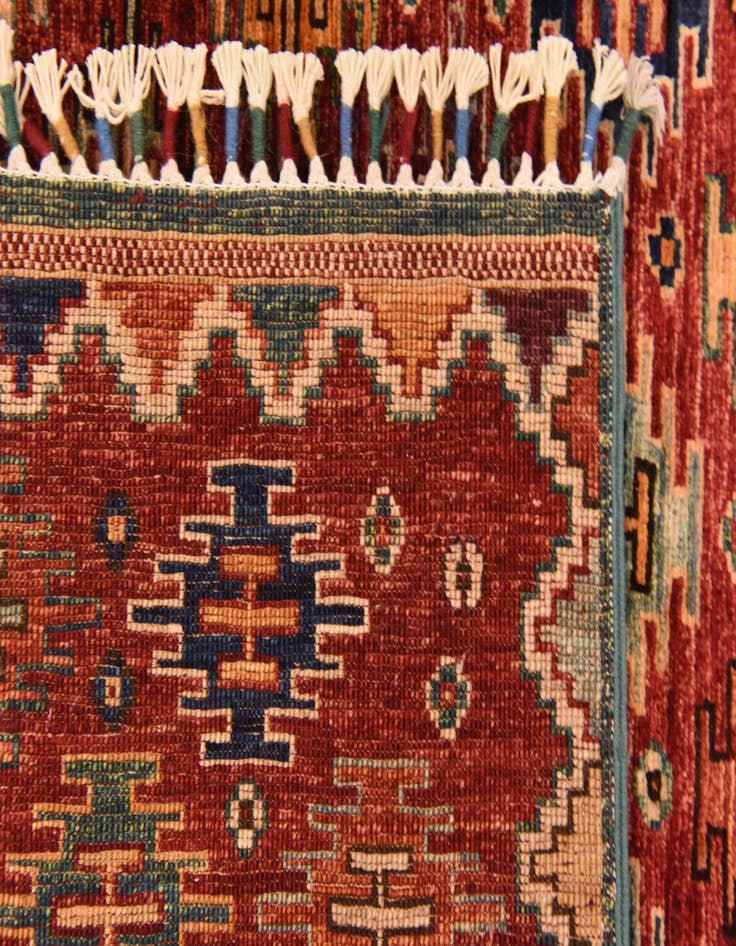 Detail image of  5' x 6' 7  Hand Knotted Ariana Ziegler Rug