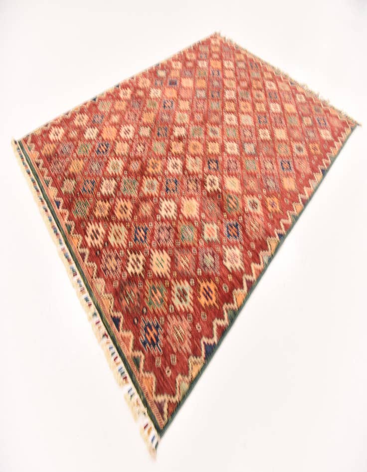 Detail image of  5' x 6' 7  Hand Knotted Ariana Ziegler Rug