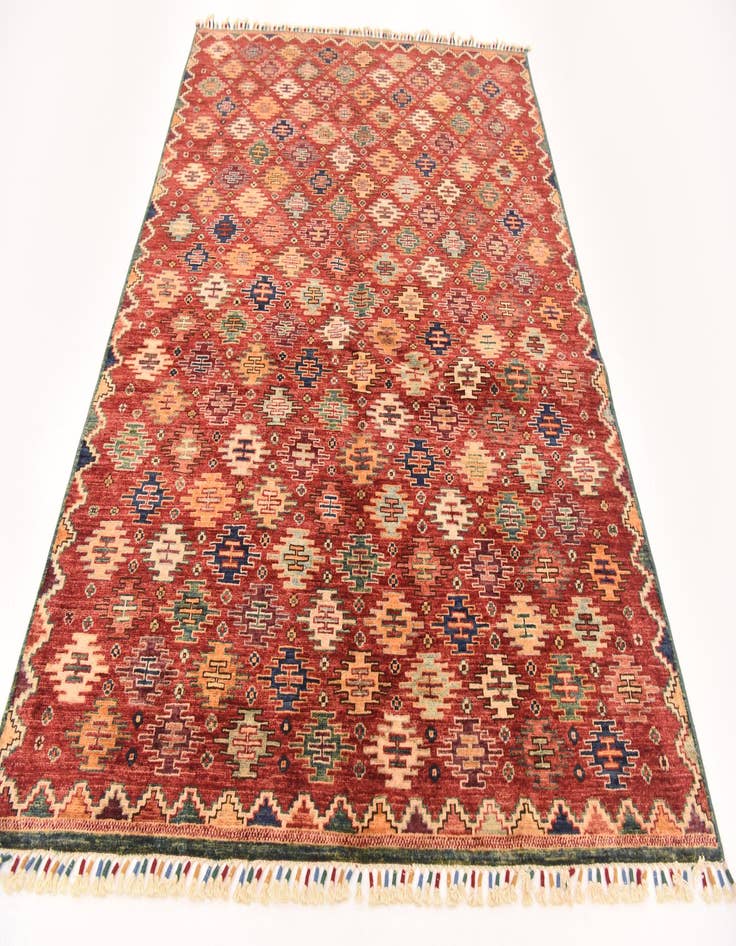 Detail image of  5' x 6' 7  Hand Knotted Ariana Ziegler Rug