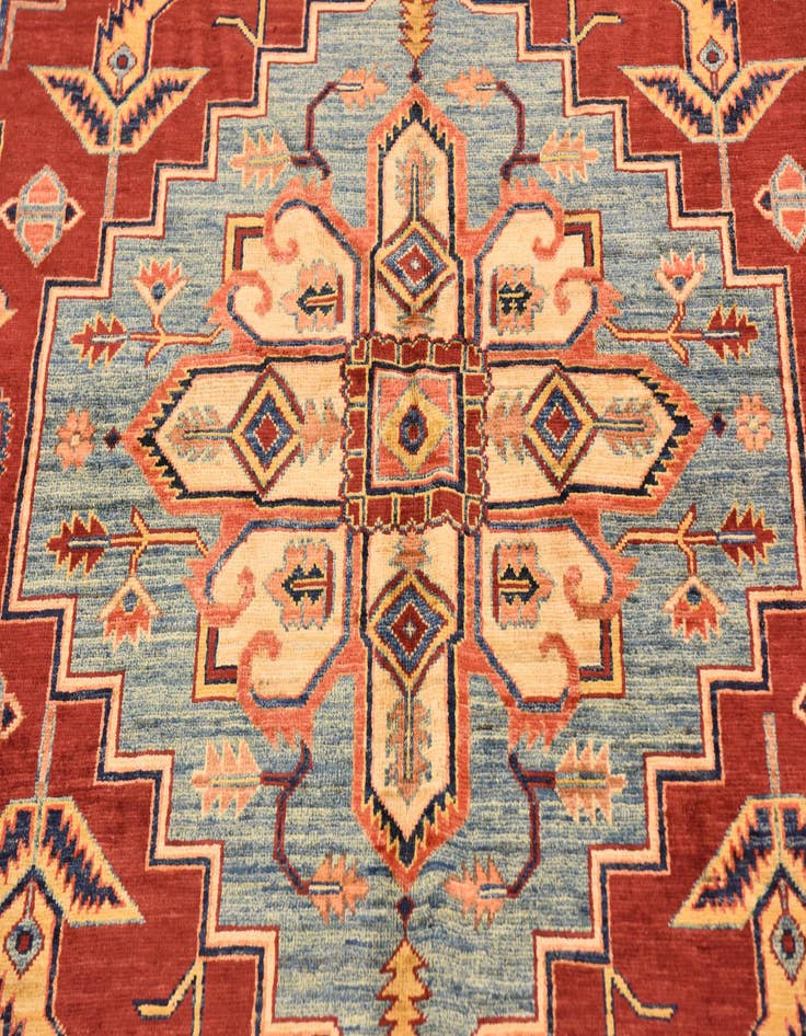 Detail image of  5' 7 x 7' 7  Hand Knotted Ariana Ziegler Rug