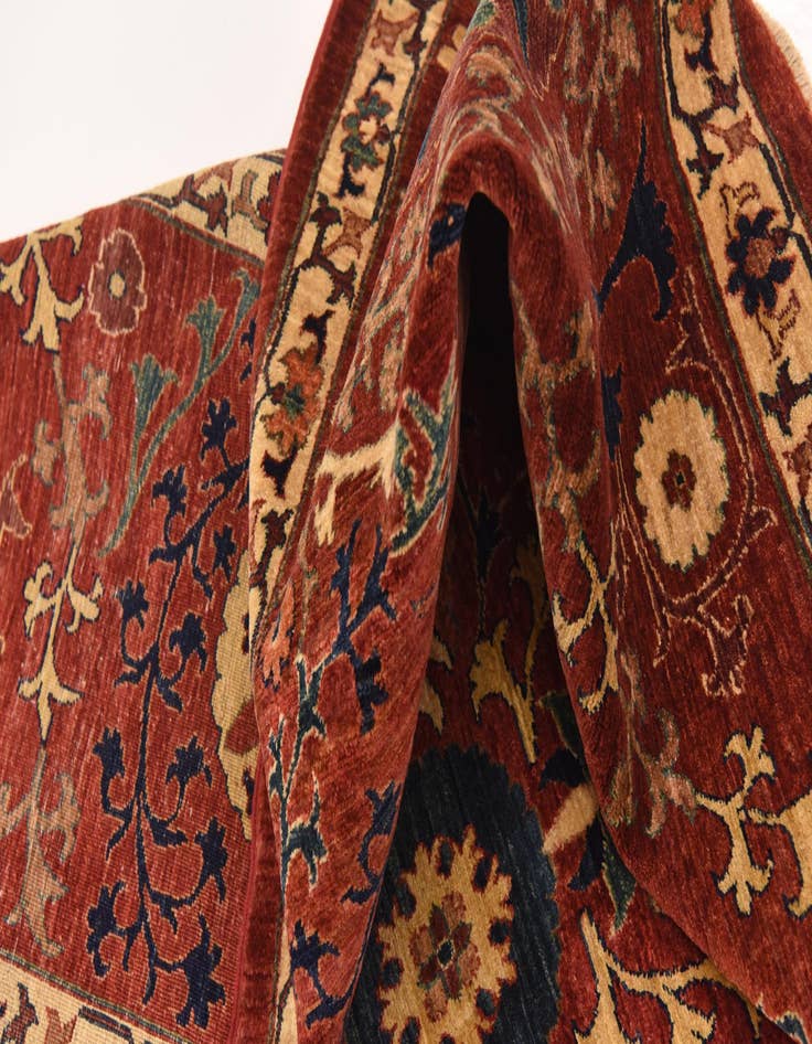 Detail image of  6' 10 x 9' 9  Hand Knotted Ariana Ziegler Rug