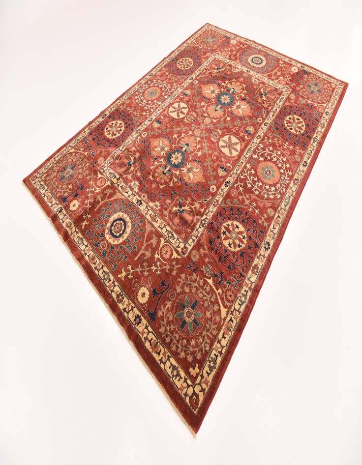 Detail image of  6' 10 x 9' 9  Hand Knotted Ariana Ziegler Rug