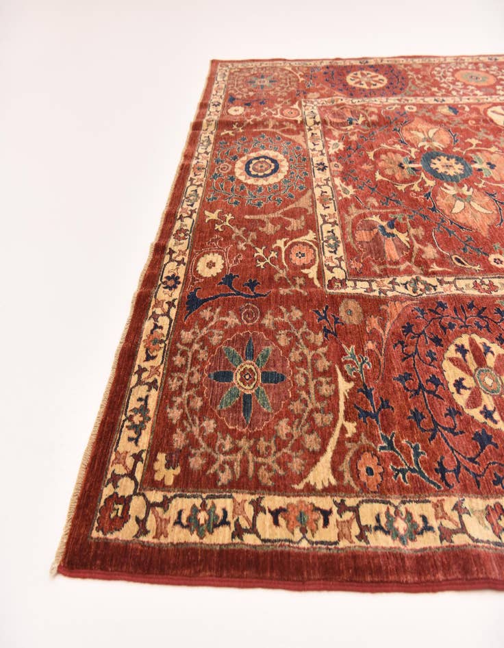 Detail image of  6' 10 x 9' 9  Hand Knotted Ariana Ziegler Rug