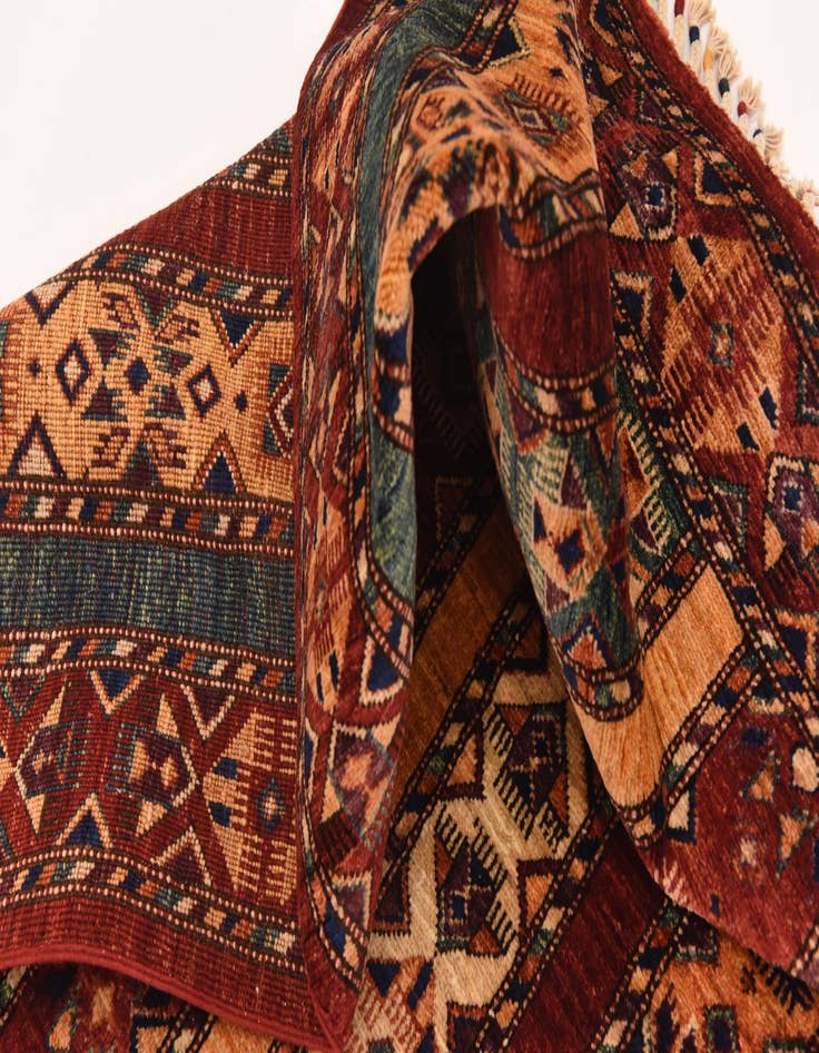 Detail image of  6' 6 x 9' 6  Hand Knotted Ariana Ziegler Rug