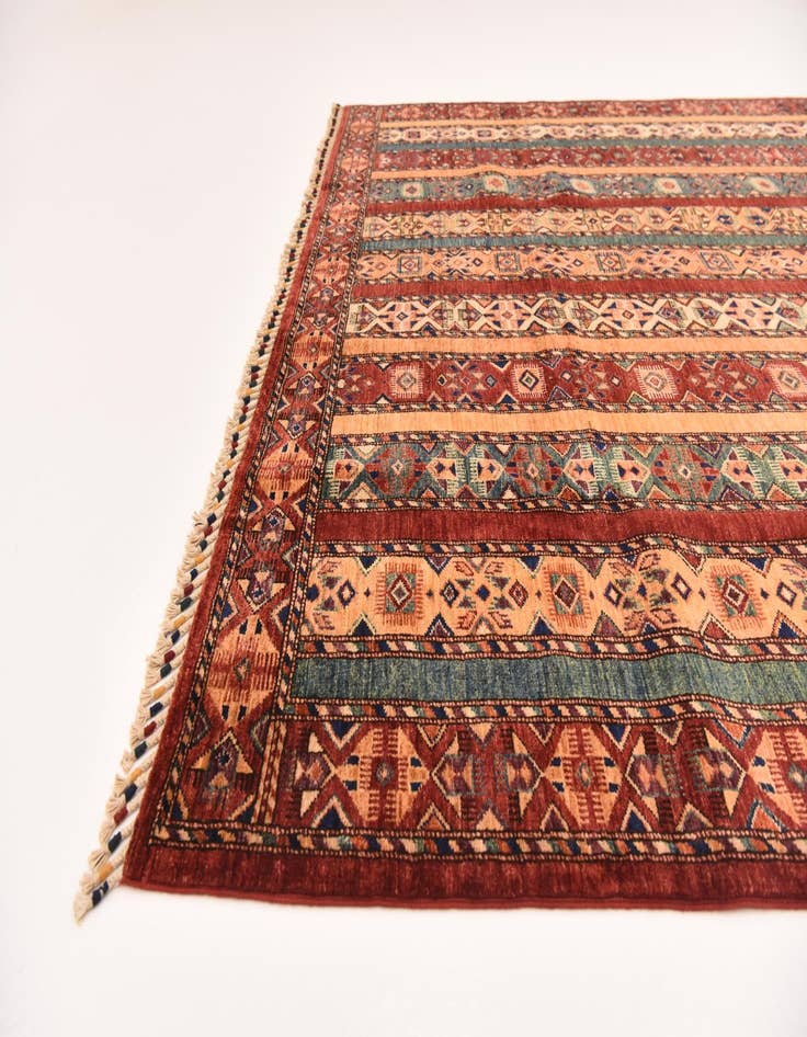 Detail image of  6' 6 x 9' 6  Hand Knotted Ariana Ziegler Rug