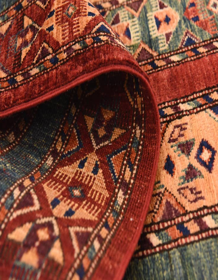 Detail image of  6' 6 x 9' 6  Hand Knotted Ariana Ziegler Rug