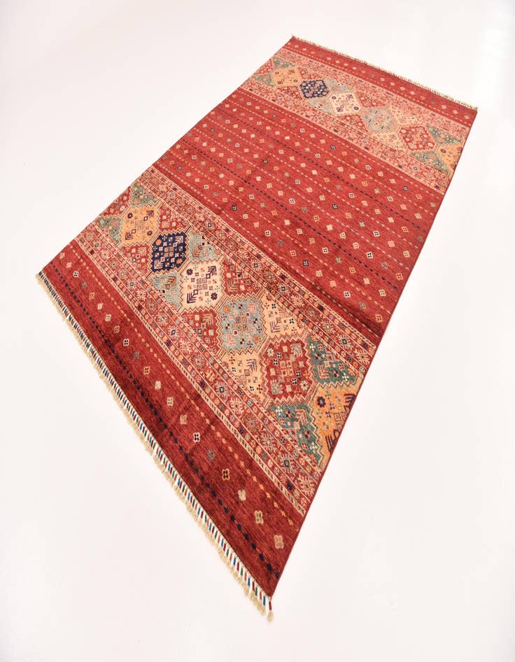 Detail image of  6' 6 x 9' 8  Hand Knotted Ariana Ziegler Rug