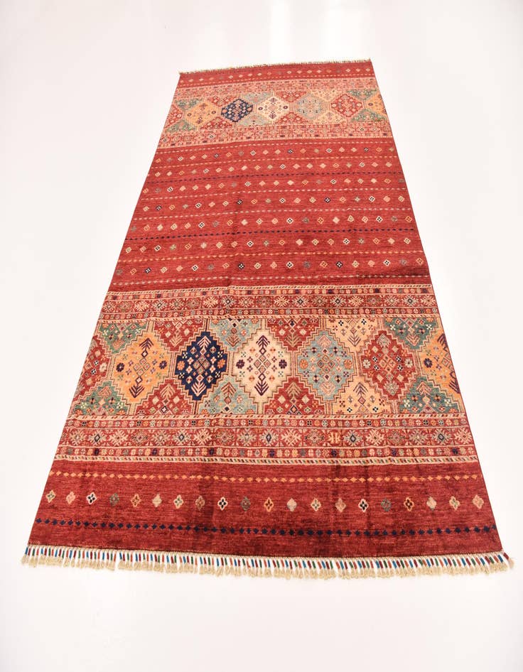 Detail image of  6' 6 x 9' 8  Hand Knotted Ariana Ziegler Rug