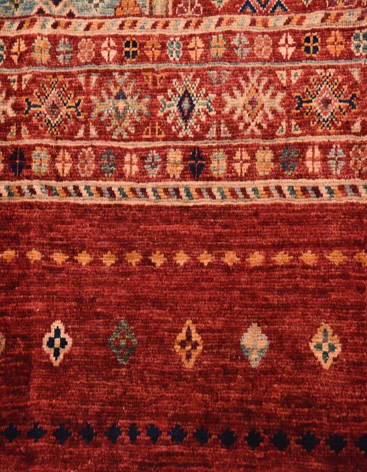 Detail image of  6' 6 x 9' 8  Hand Knotted Ariana Ziegler Rug