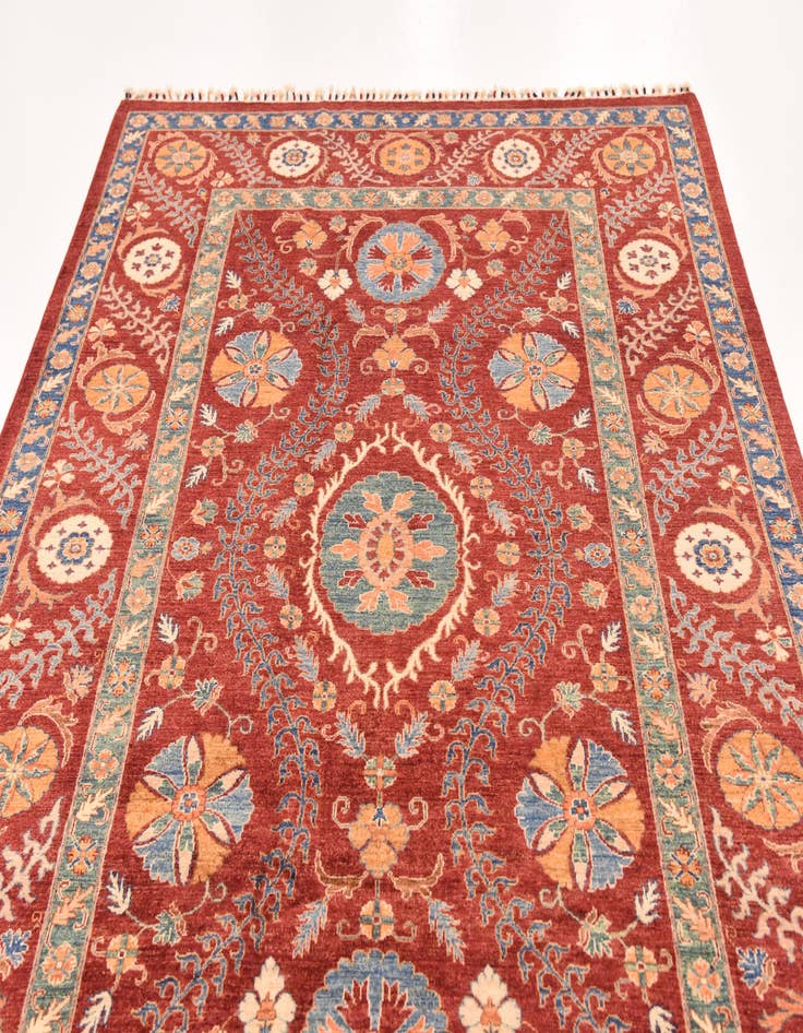 Detail image of  6' 6 x 10' 2  Hand Knotted Ariana Ziegler Rug