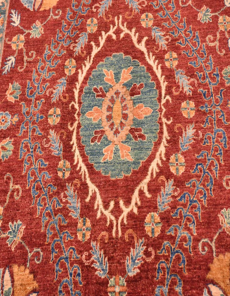 Detail image of  6' 6 x 10' 2  Hand Knotted Ariana Ziegler Rug