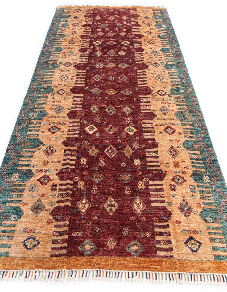 Detail image of  6' 10 x 9' 10  Hand Knotted Ariana Ziegler Oriental Rug