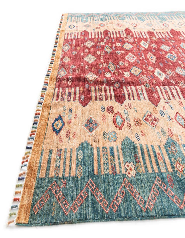 Detail image of  6' 10 x 9' 10  Hand Knotted Ariana Ziegler Oriental Rug