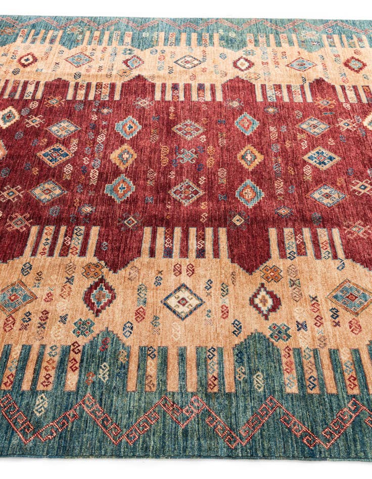 Detail image of  6' 10 x 9' 10  Hand Knotted Ariana Ziegler Oriental Rug