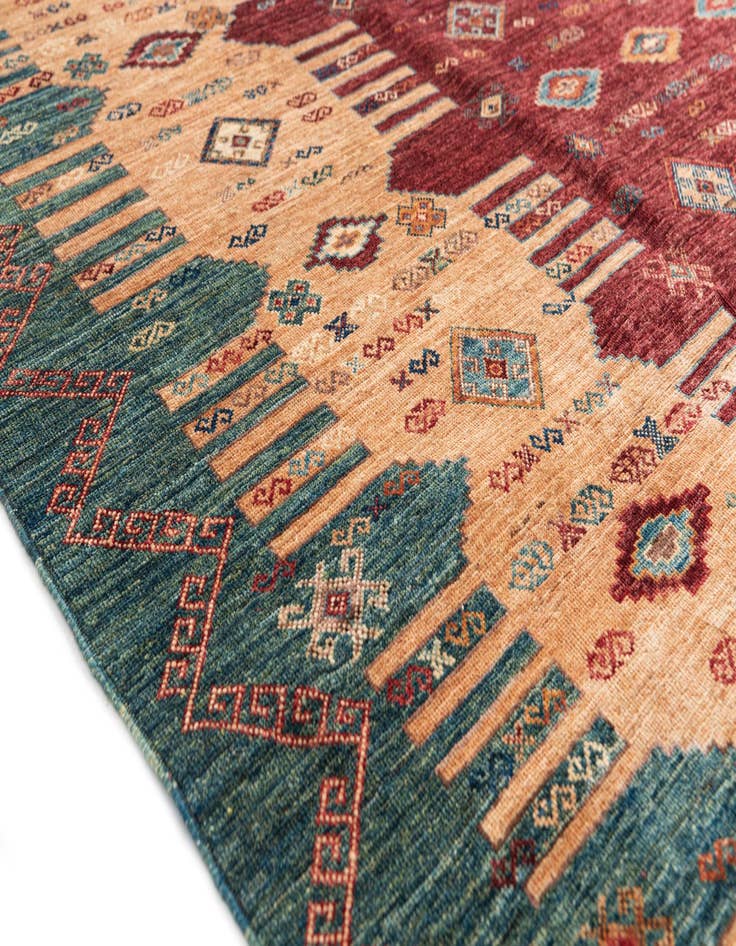 Detail image of  6' 10 x 9' 10  Hand Knotted Ariana Ziegler Oriental Rug