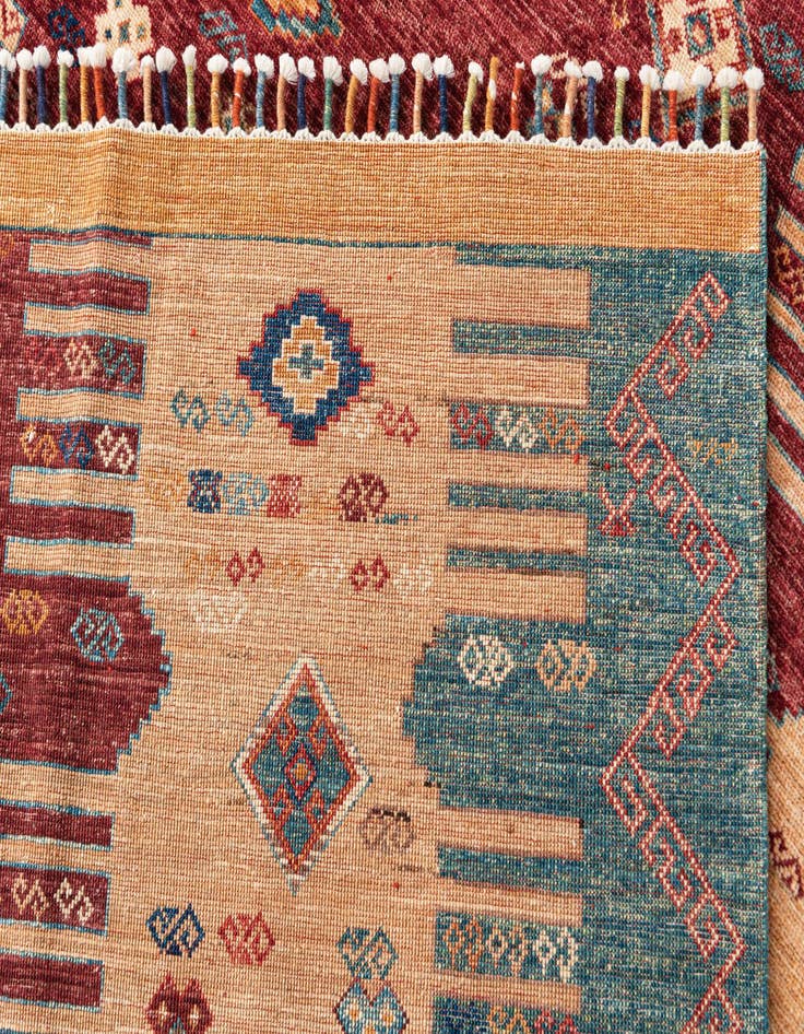 Detail image of  6' 10 x 9' 10  Hand Knotted Ariana Ziegler Oriental Rug