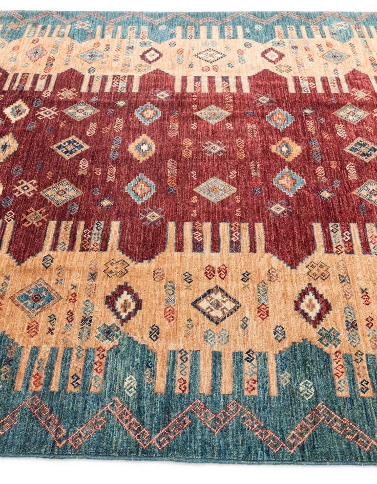 Detail image of  6' 10 x 9' 7  Hand Knotted Ariana Ziegler Oriental Rug
