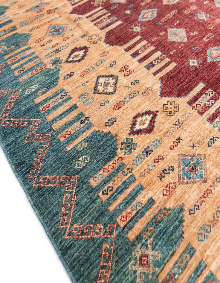 Detail image of  6' 10 x 9' 7  Hand Knotted Ariana Ziegler Oriental Rug