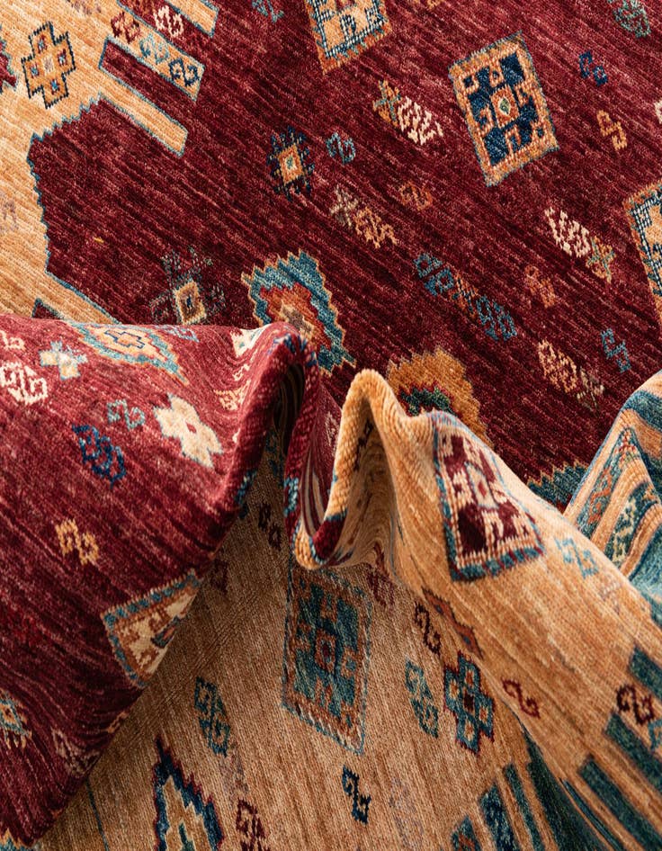 Detail image of  6' 10 x 9' 7  Hand Knotted Ariana Ziegler Oriental Rug
