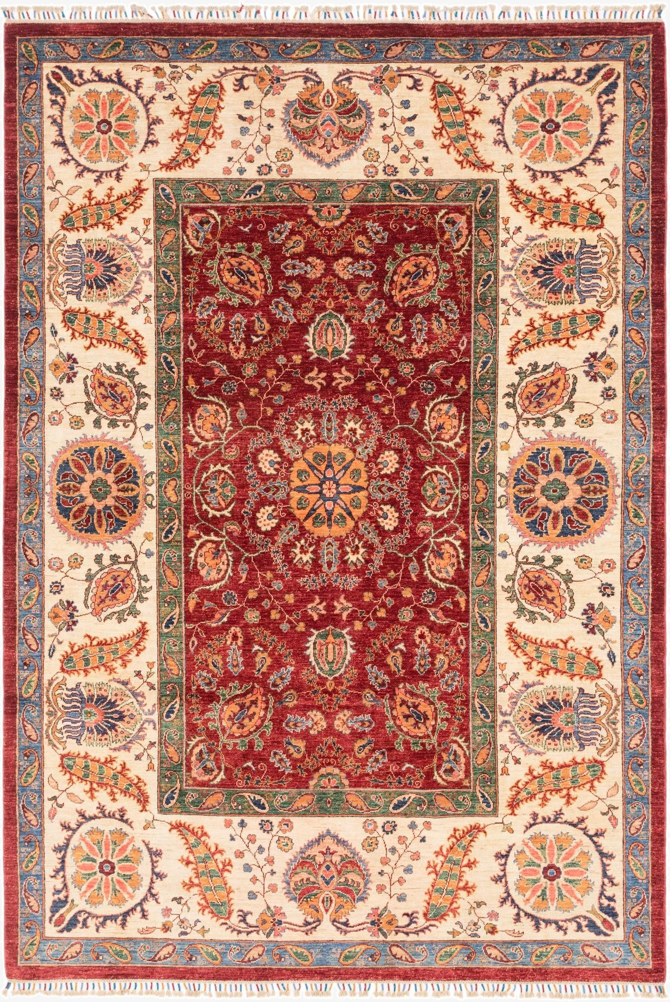  7' x 10' 2  Hand Knotted Ariana Ziegler Rug